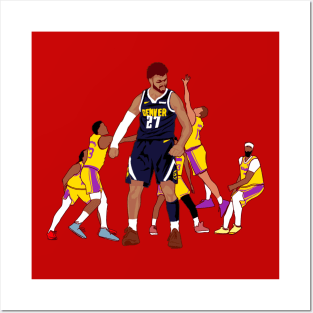 Jamal murray vs Lakers Posters and Art